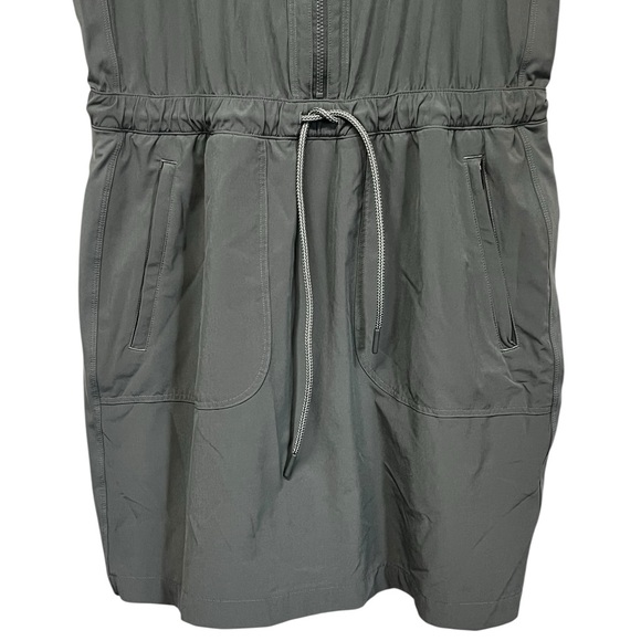 Athleta | Gray Expedition Athletic Shorts Skort Skirt Drawstring Dress 4 - Picture 9 of 13